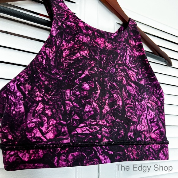 lululemon athletica | Energy Bra *High Neck Undercurrent Grapealicious Multi - Picture 2 of 6